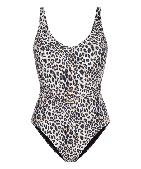 Bathingsuit Leopard, Black