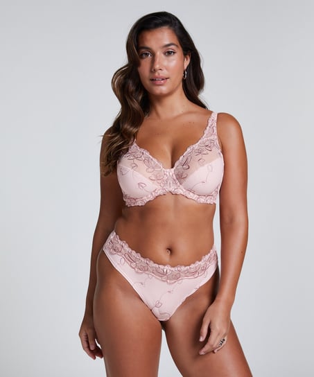Diva Non-Padded Underwired Bra, Pink
