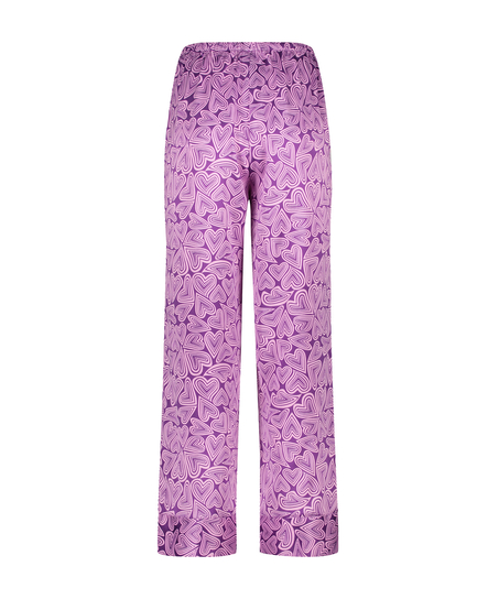 Satin Trousers, Purple