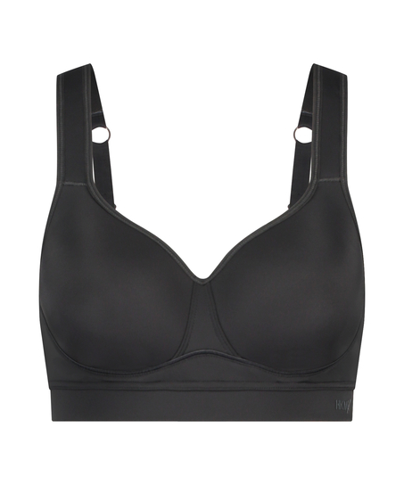 HKMX Sports bra The All Star Level 2, Gray