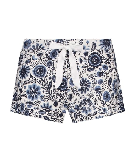 Jersey Pyjama Shorts, White