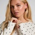 Pyjama Top Loose Pointelle, White