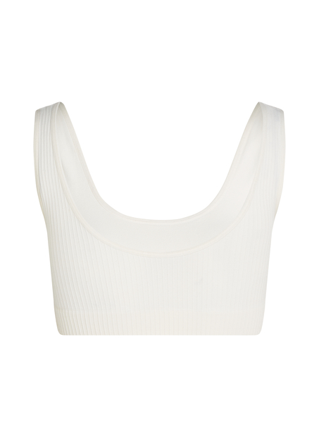 Dianne Scoop Bralette, White