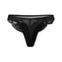 Whitney Highleg Thong, Black