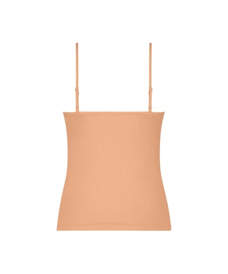 Cami Rib Lace  Top, Pink