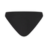 Luna High-Leg Bikini Bottoms, Black