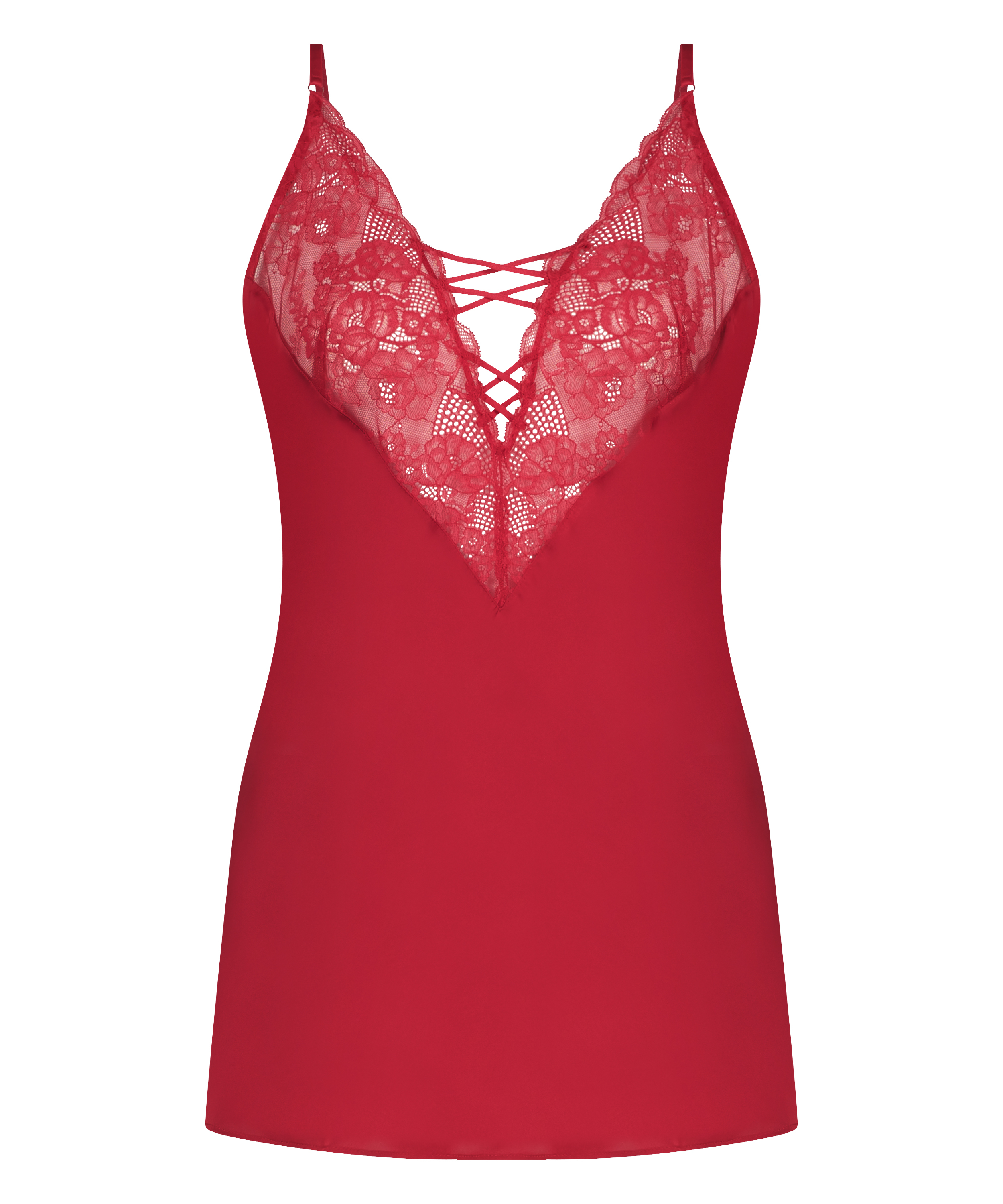 Kaely Slip Dress, Red, main