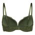 Marine Padded Underwired Bra, Green