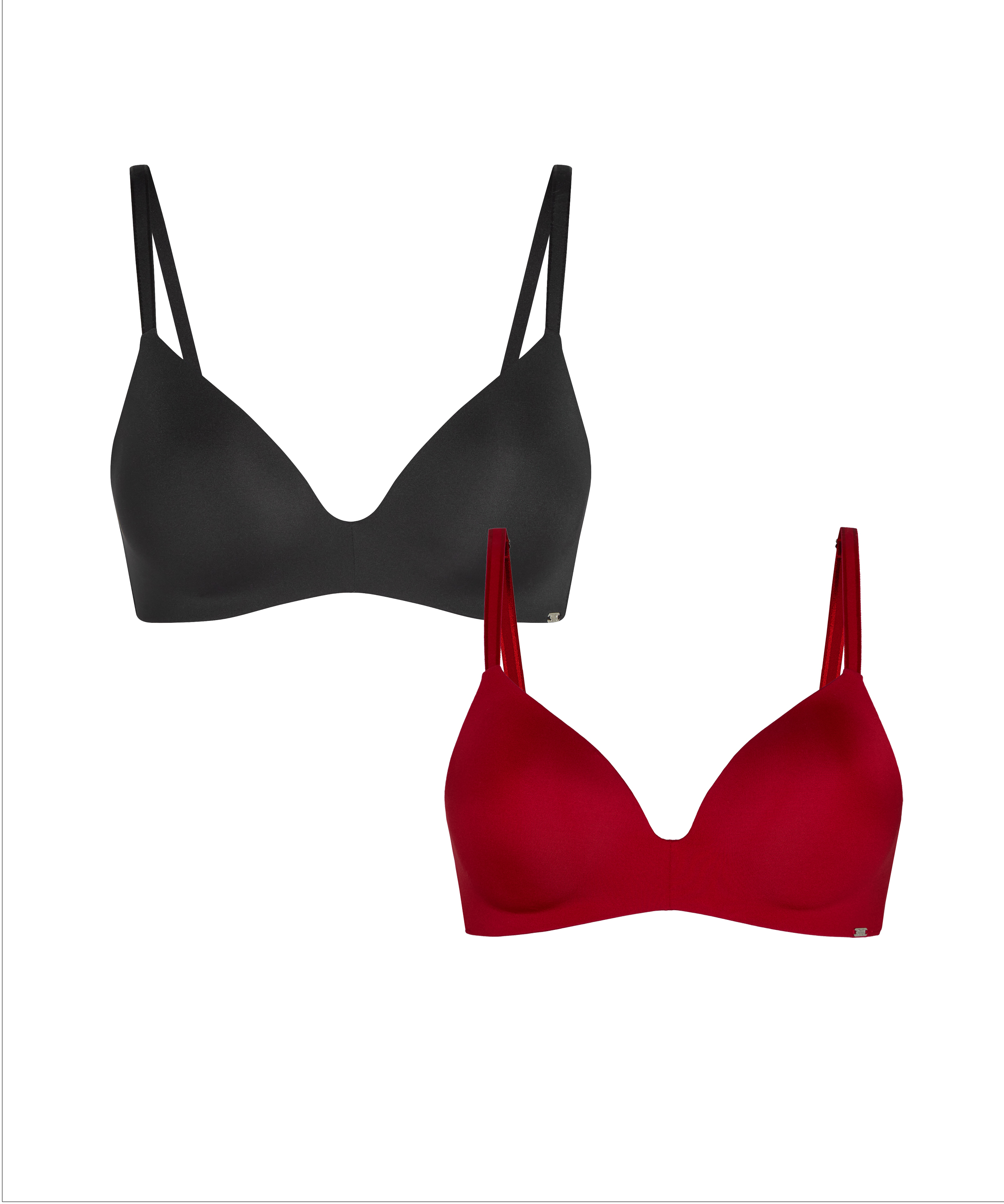 2-Pack Non Wired Mona, Red, main
