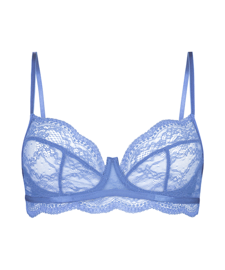 Isabelle Non-Padded Underwired Bra, Blue