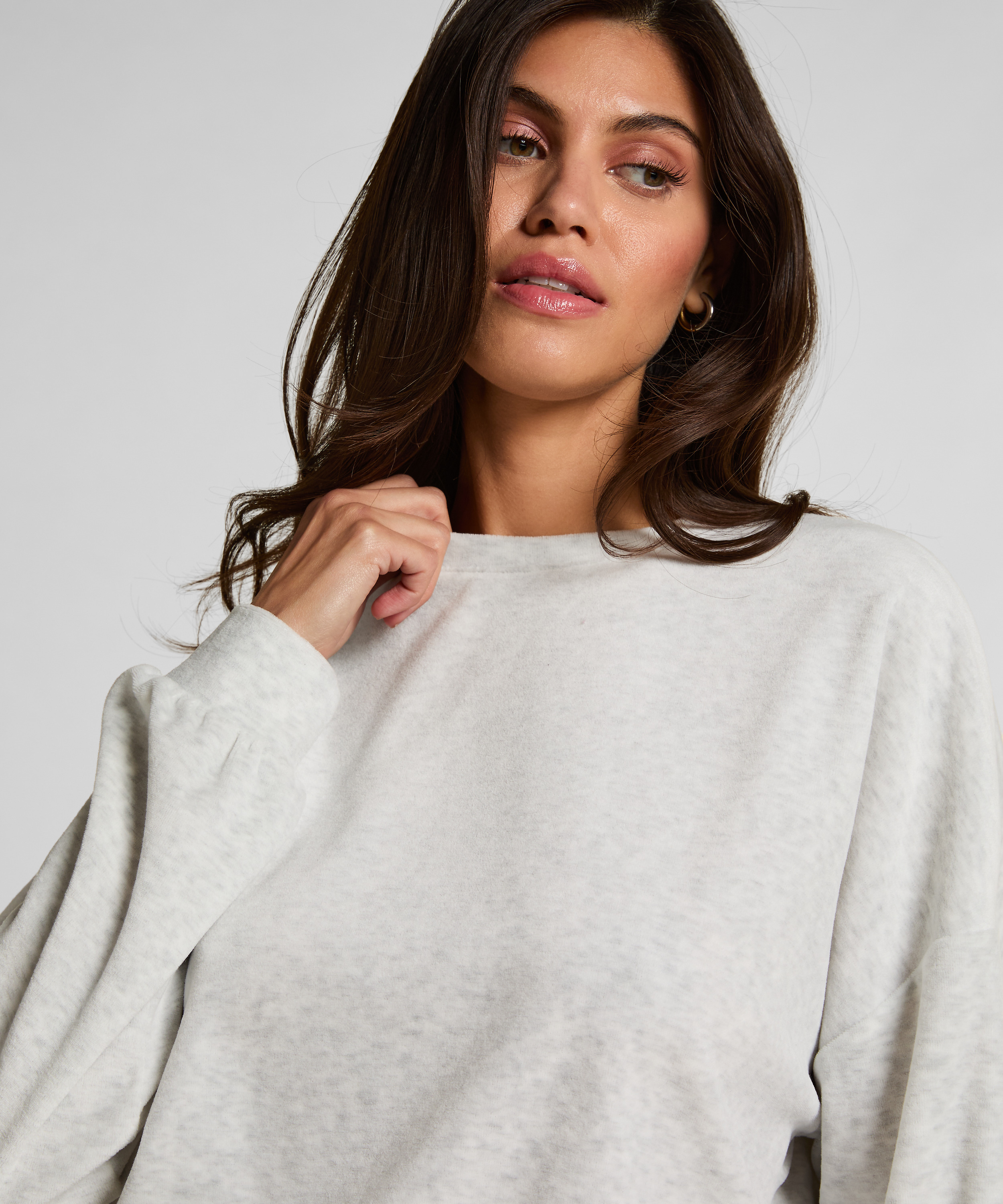 Velours Top, Gray, main