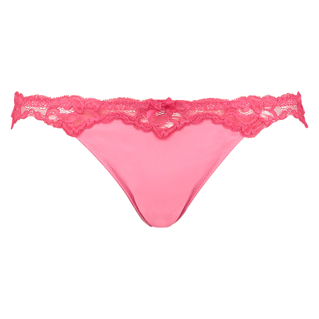 Secret Lace Thong, Pink