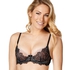 Non-padded underwired bra Kimber, Black