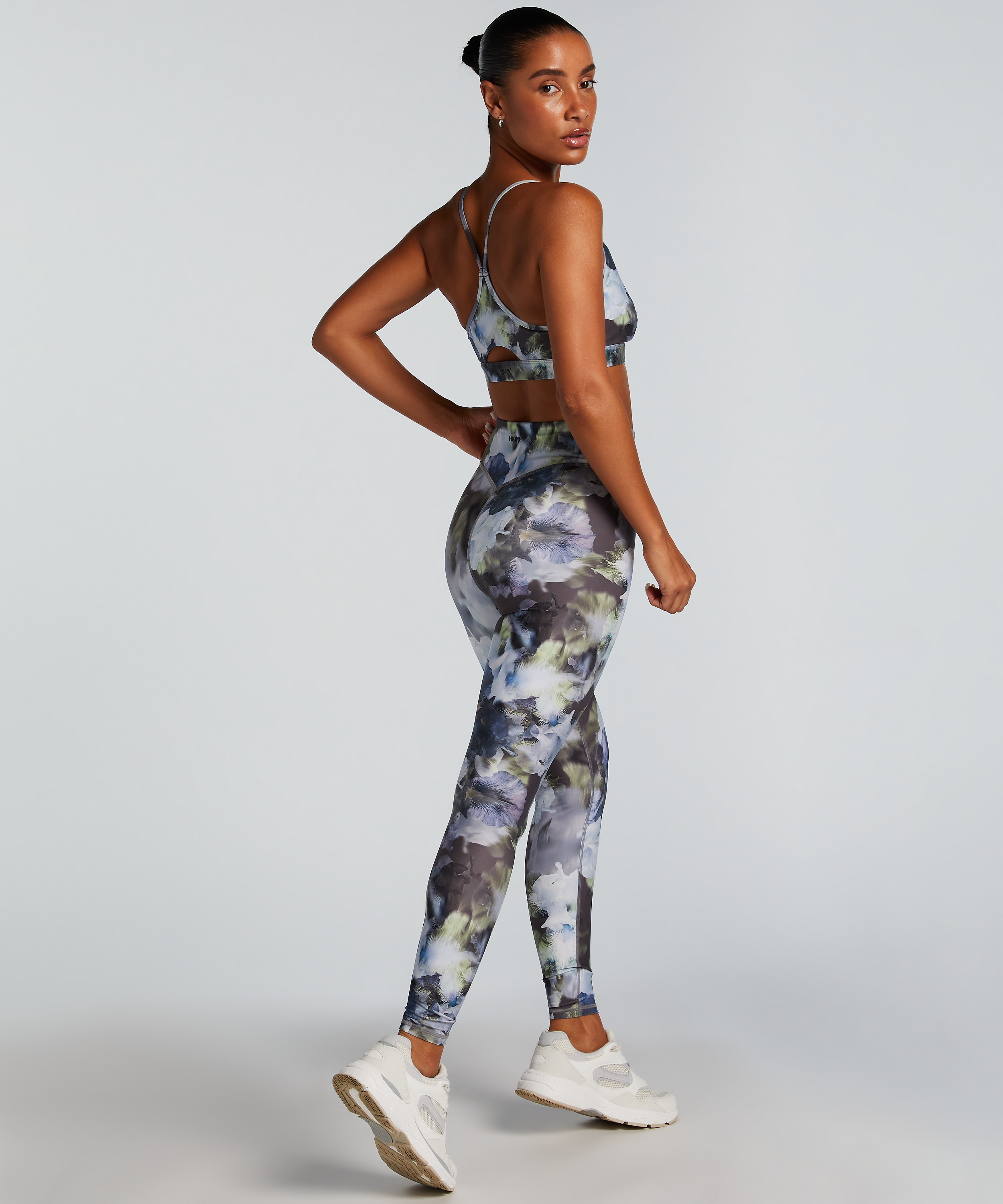 HKMX High Waist Leggings, Gray, main