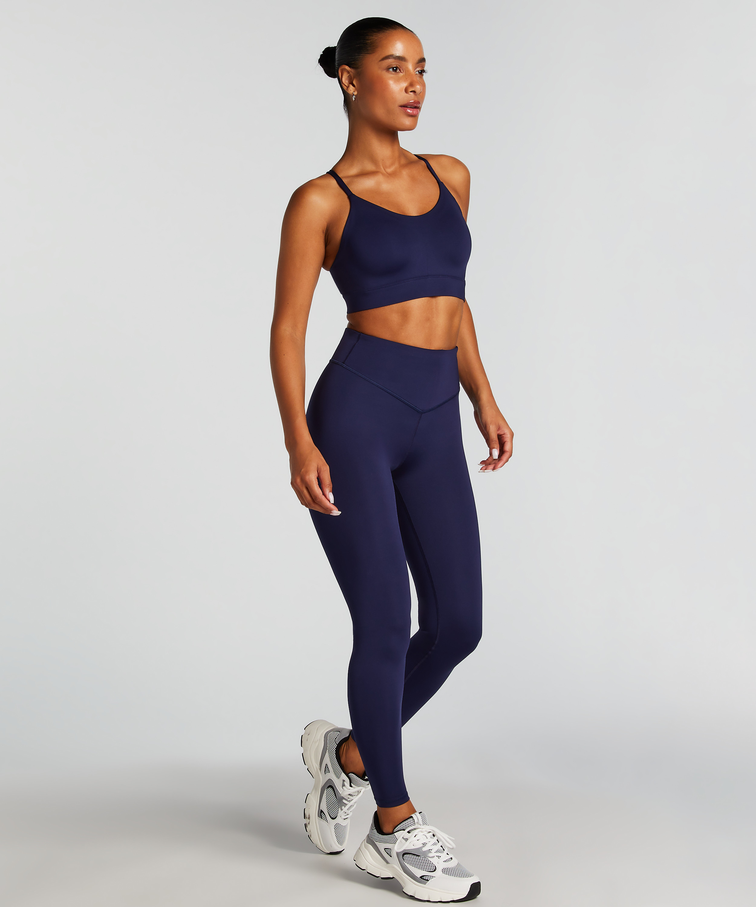 HKMX High Waist Leggings, Blue, main