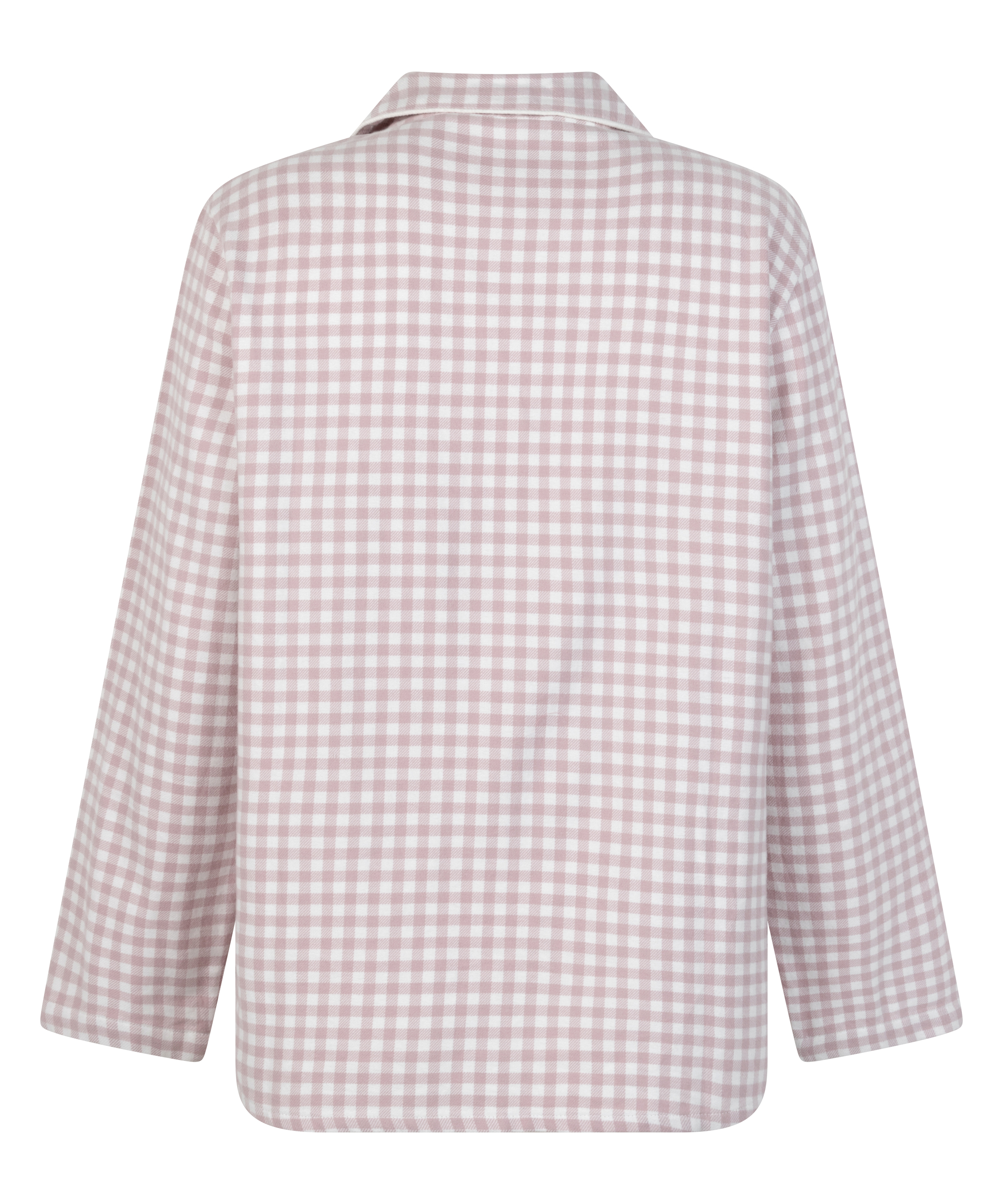 Essentials Flannel Pyjama Top, Purple, main