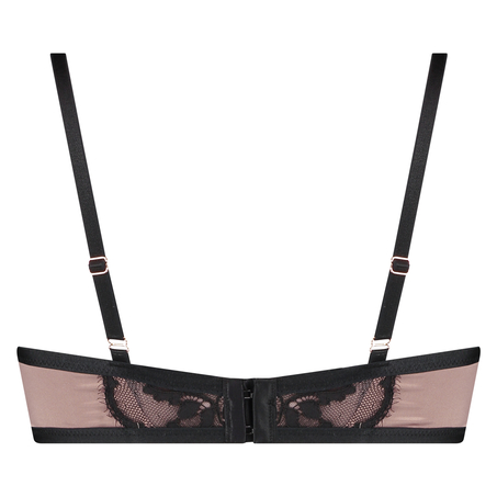 Poppy Padded Underwired Bra, Black
