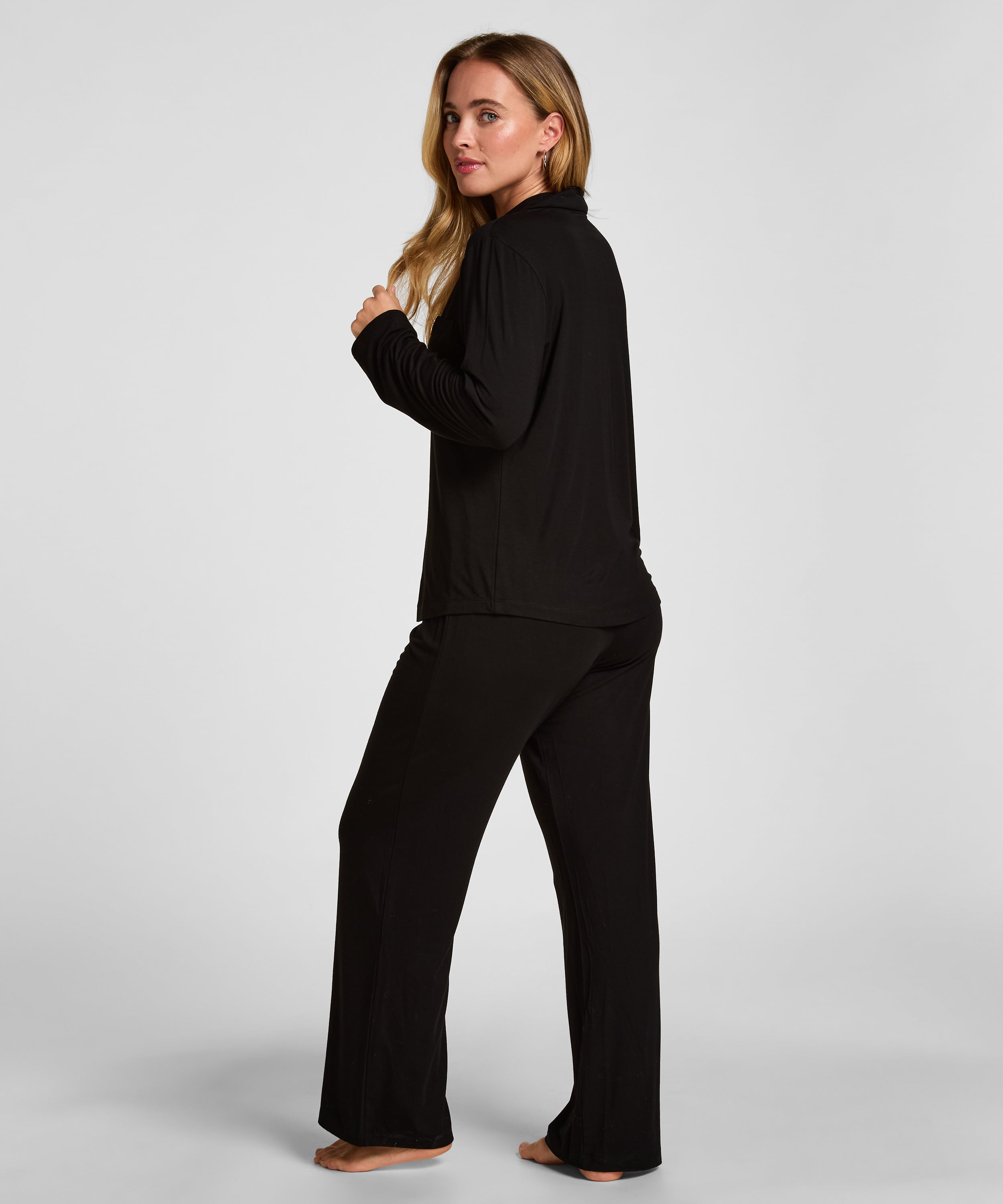 Essential Jersey Pants, Black, main