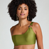 Holbox One Shoulder BikiniTop, Green