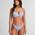 Lace & Shine Thong, Purple