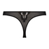 Alessa High Leg Thong, Black