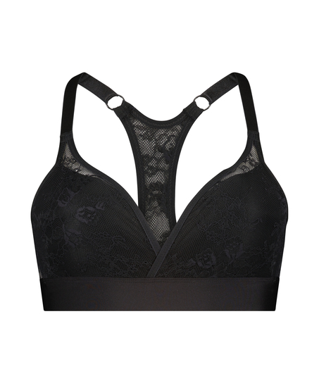 Dana Padded Non-Wired Bra, Black