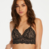 Rose Bralette, Black
