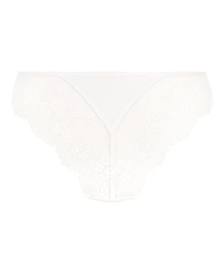 Caro Highleg Brazilian, White