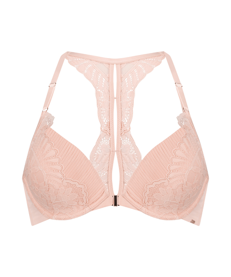 Antonia Padded Underwired Push-Up Bra, Pink