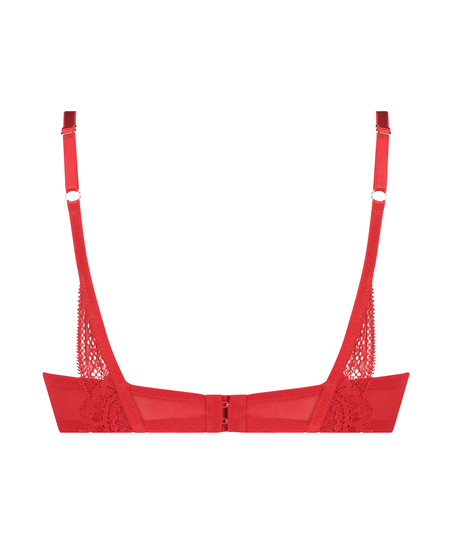 Oceana Unpadded Underwired Bra, Red