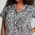 Satin Short-Sleeved Jacket, White
