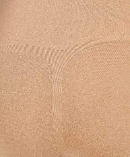 Firming high waisted brief - Level 2, Beige