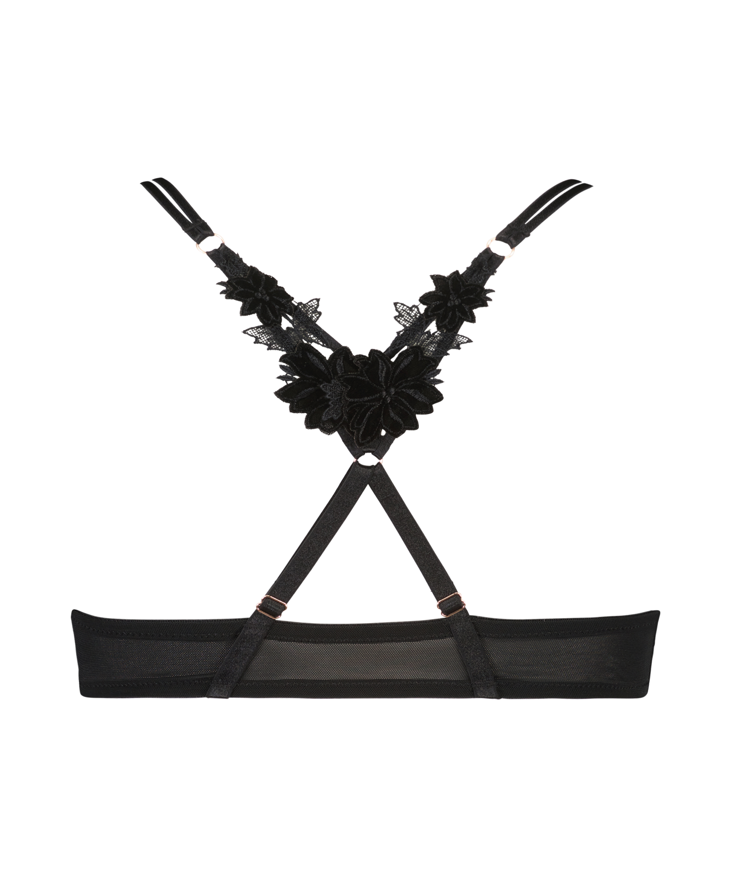 Kelsey Padded Push-Up Underwired Bra Lucy Hale, Black, main