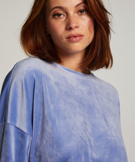 Velours Top, Blue