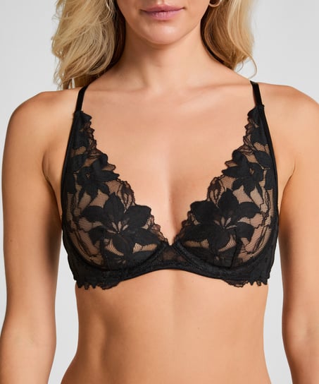 Ingrid Non-Padded Underwired Bra, Black