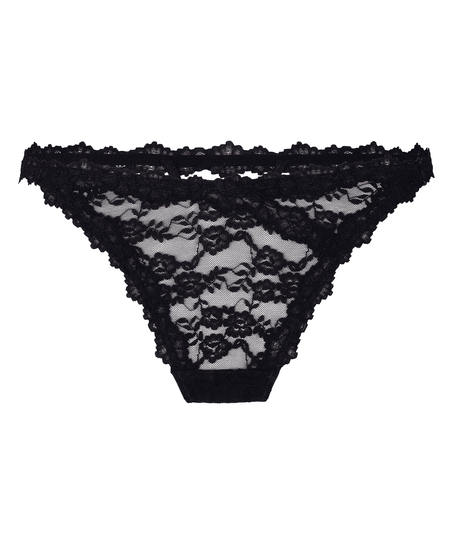 Highleg Thong Aveline, Black