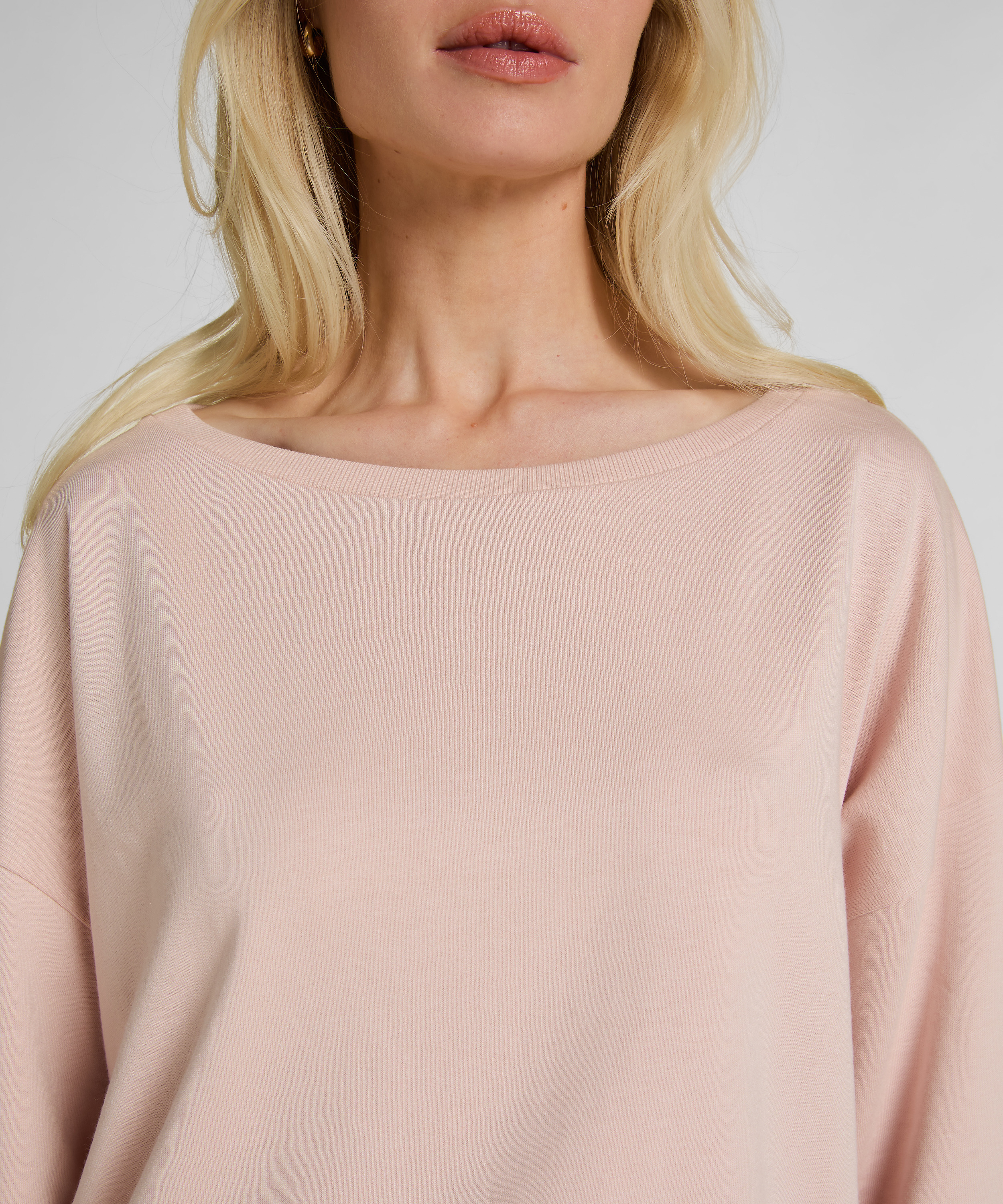 Boatneck Sweater Audrey, Pink, main