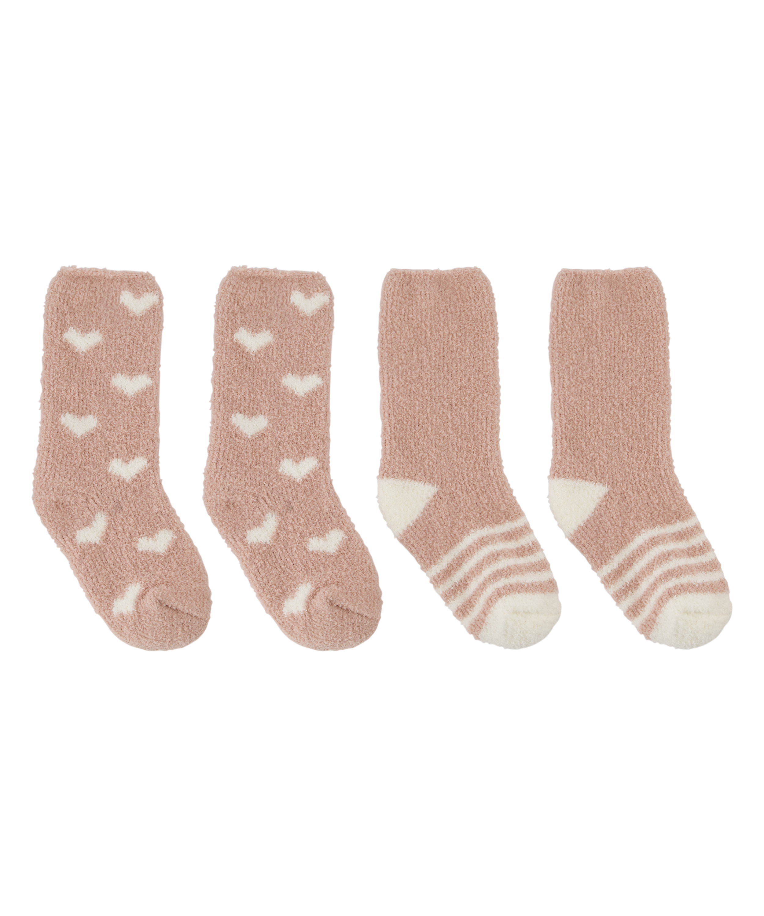 2 pairs of socks, Pink, main