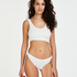 Seamless bralette, White