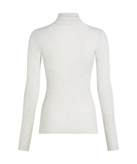 super soft Turtleneck shirt with Cashmere, Gray