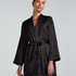 Satin Kimono, Black