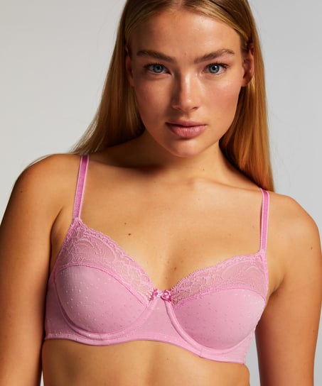 Sophie Non-Padded Underwired Bra, Pink