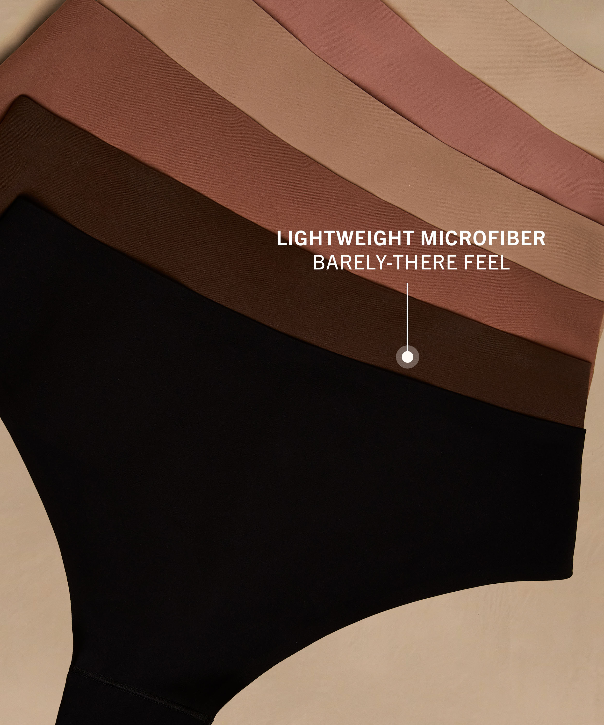 Smooth Thong, Beige, main
