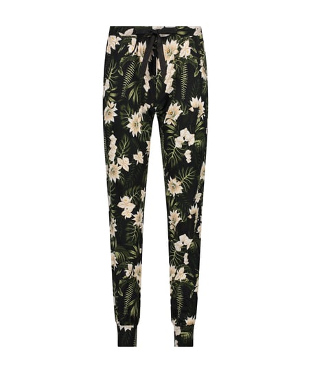 Jersey Pyjama Pants, Black