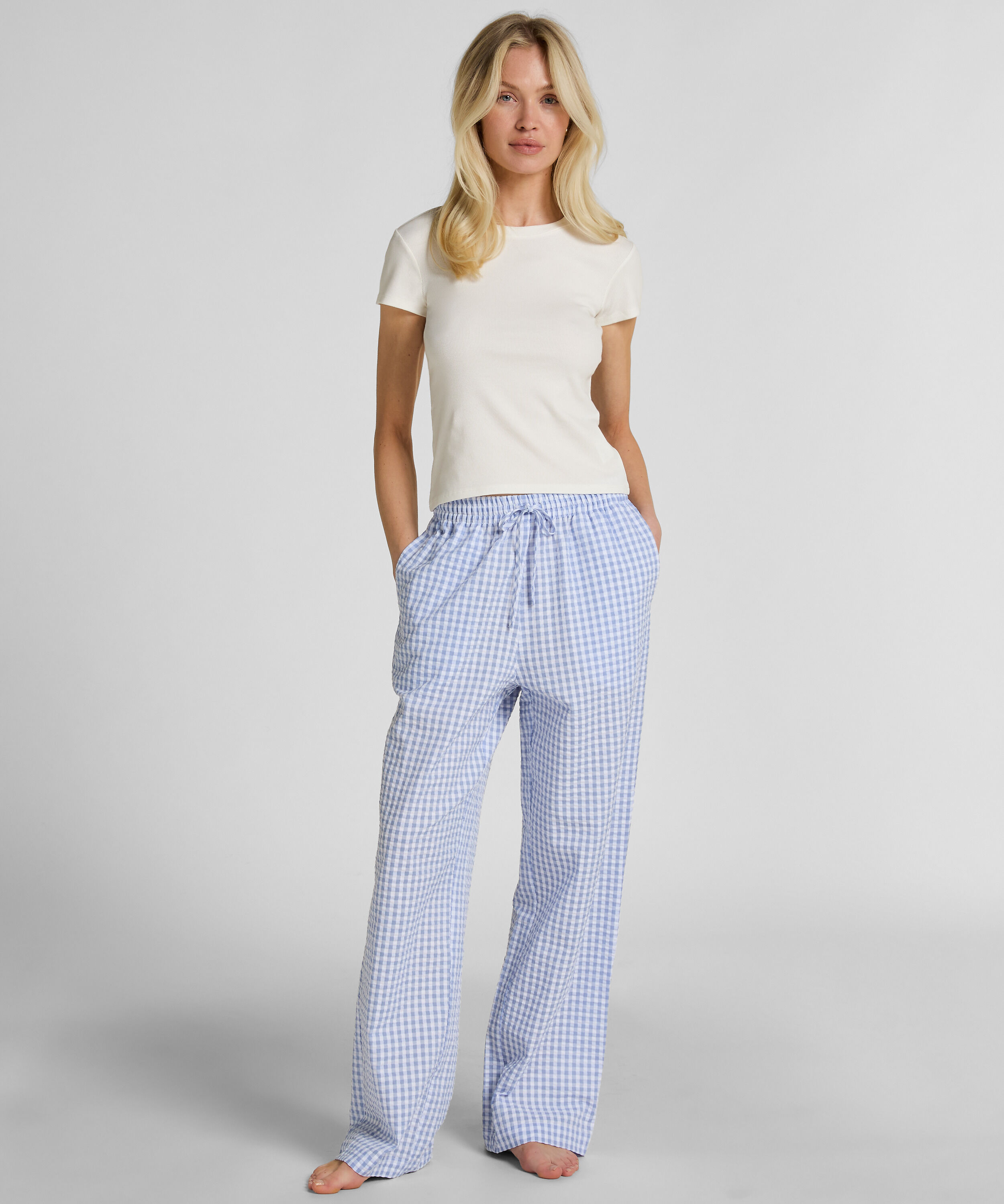 Shortsleeved Pyjama Top , White