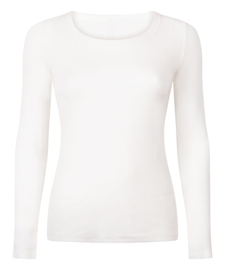 Cotton Pyjama Top, White