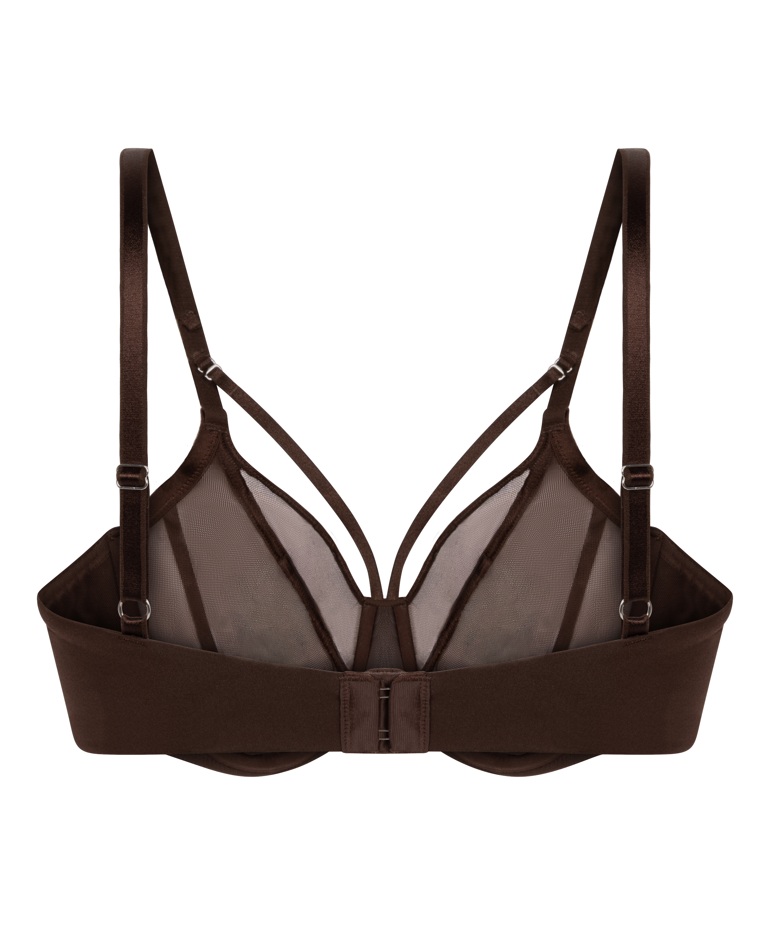 Rianne Non-Padded Wired Bra, Brown, main