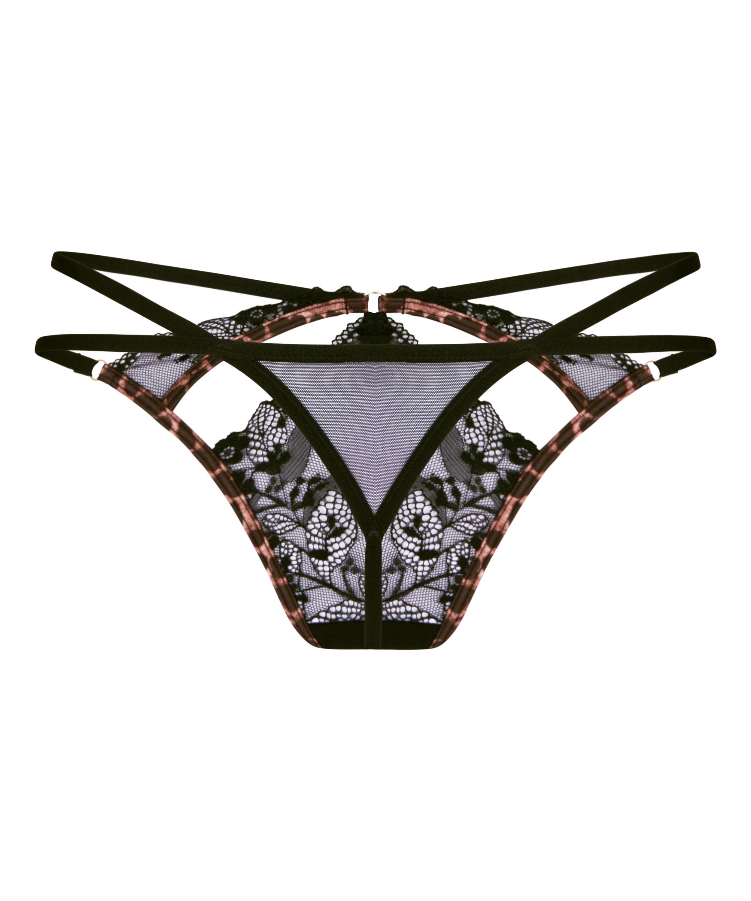 Highleg Thong Tasha, Black, main