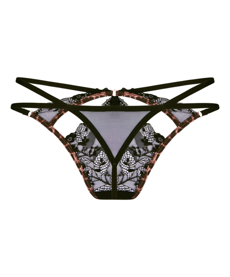 Highleg Thong Tasha, Black