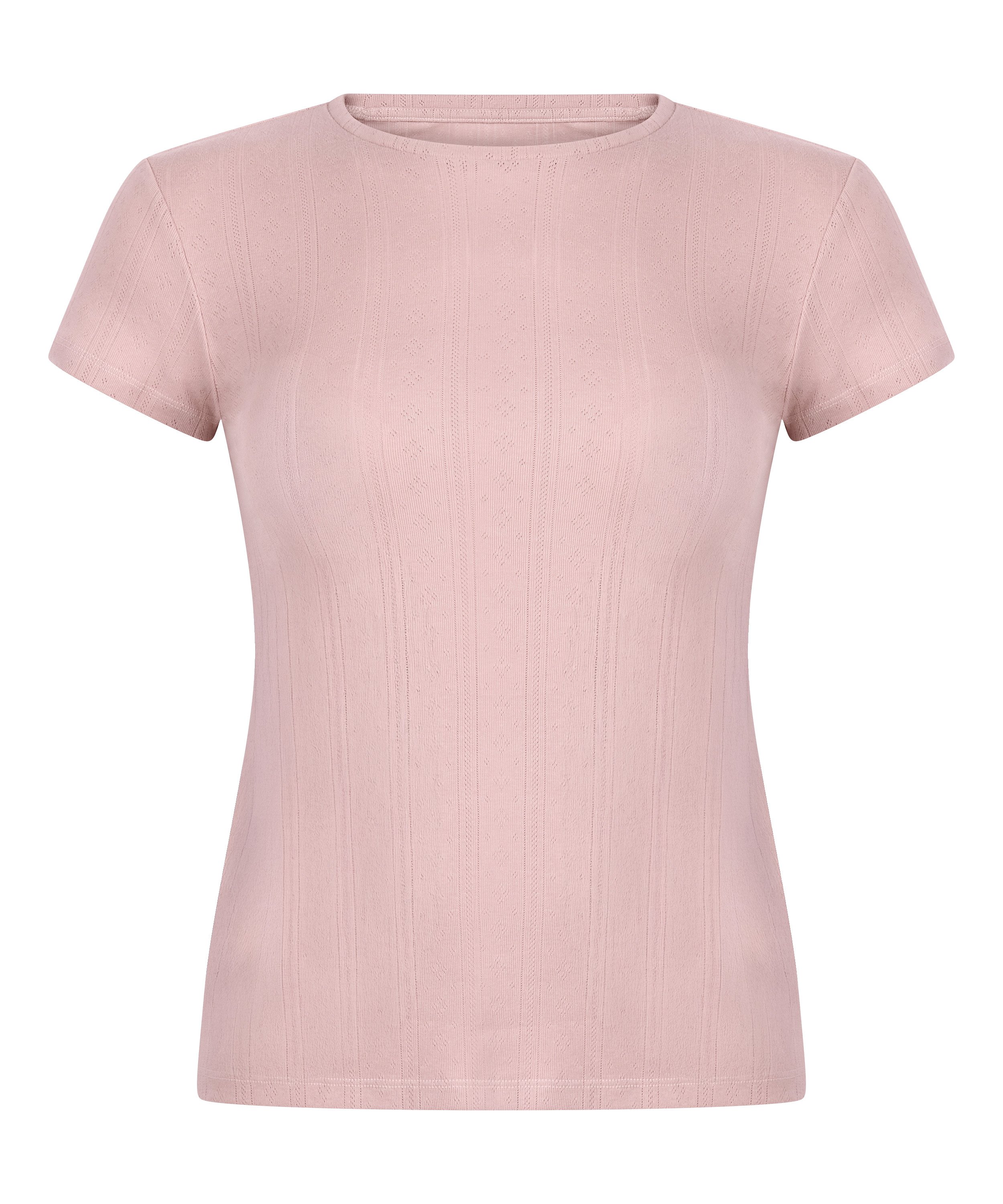 Pointelle Top, Pink, main